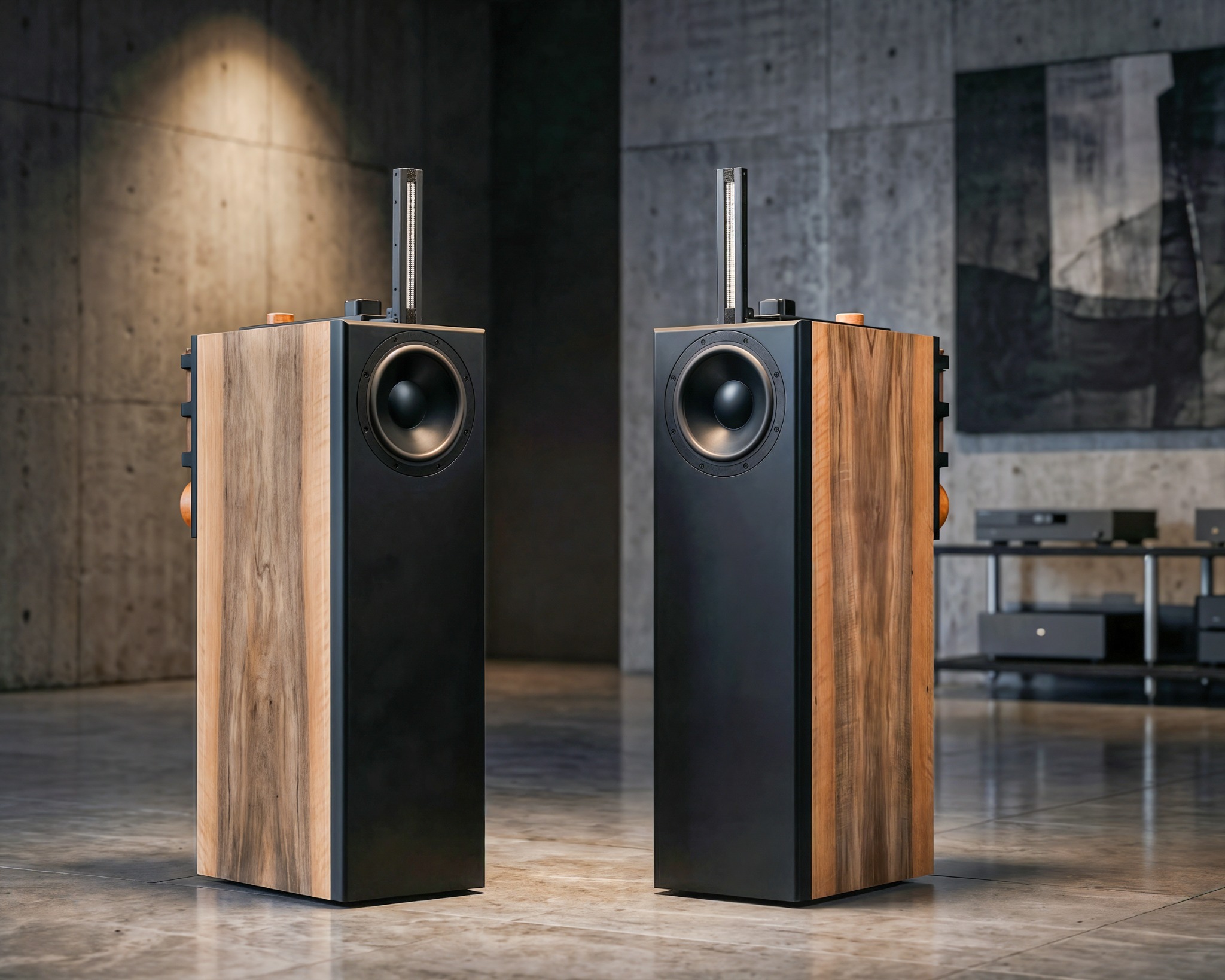 Osola Reference loudspeakers in a high-end listening room